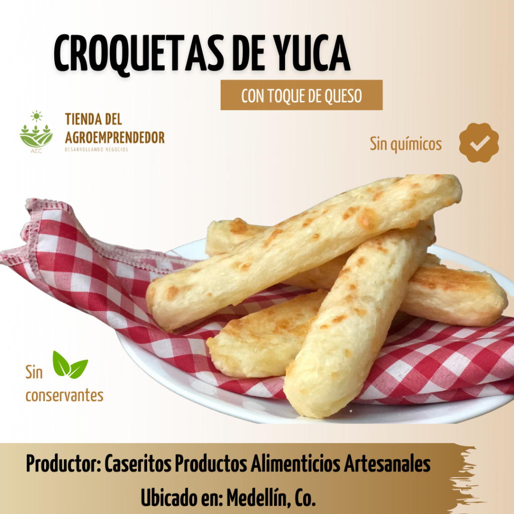 Croquetas de Yuca con un Toque de Queso