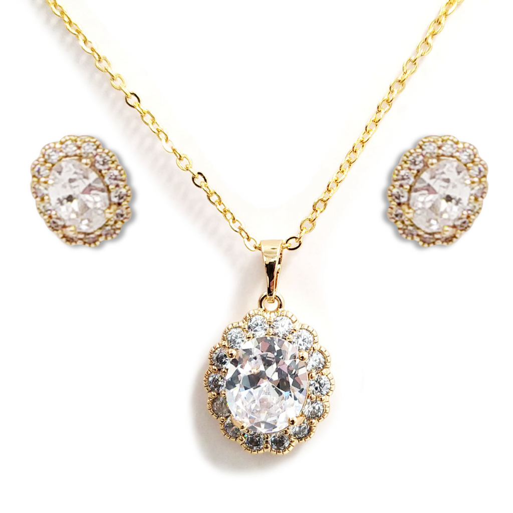 Joyería Collar y Aretas Accesorios Dama DUOFR559DJ