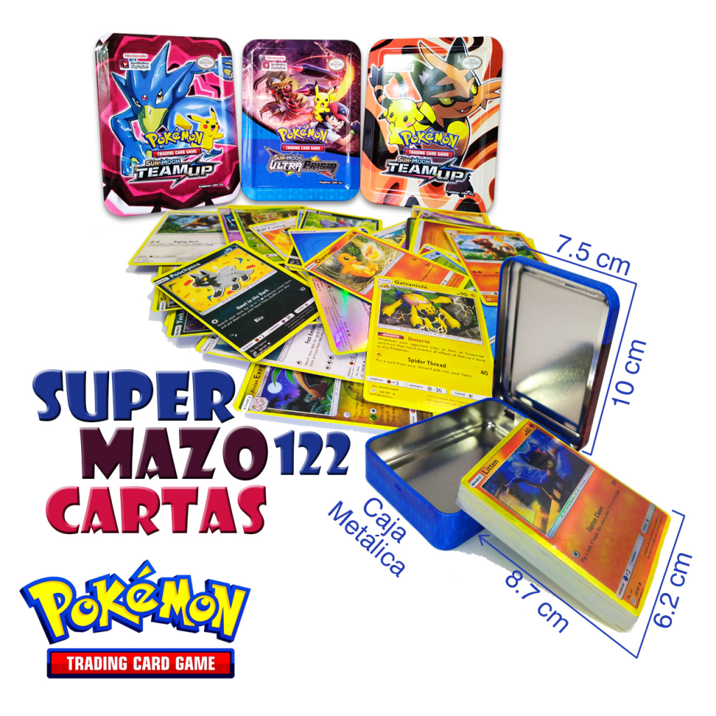 Pokemon Sun Y Moon Team Mup Cartas Juegos Colección Juguetes