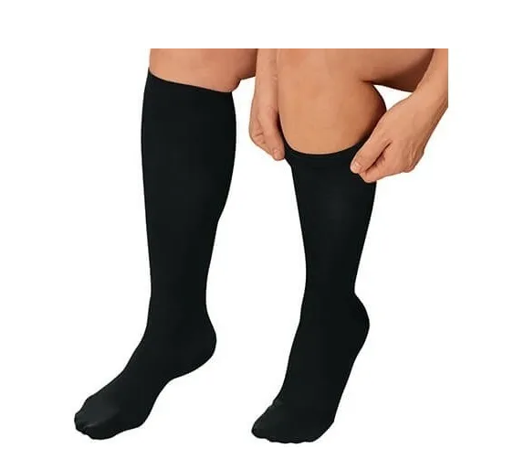 Medias Futboleras Deportivas Negras Unisex Fútbol Calcetines 10-12