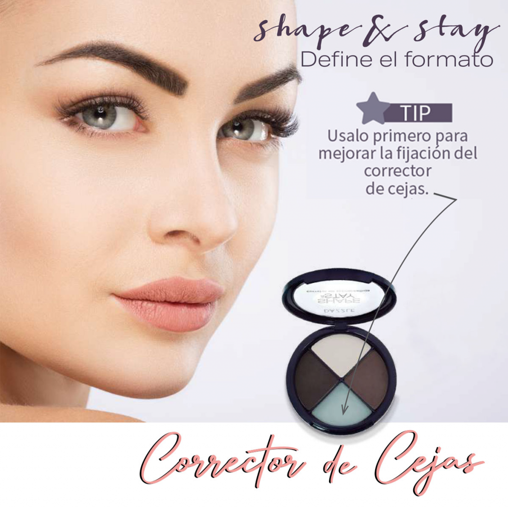 Corrector de Sombra Cejas Shape & Stay Belleza Femenina