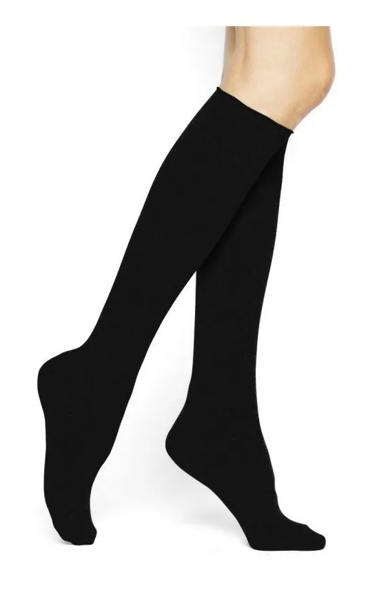 Medias Futboleras Deportivas Negras Unisex Fútbol Calcetines 10-12