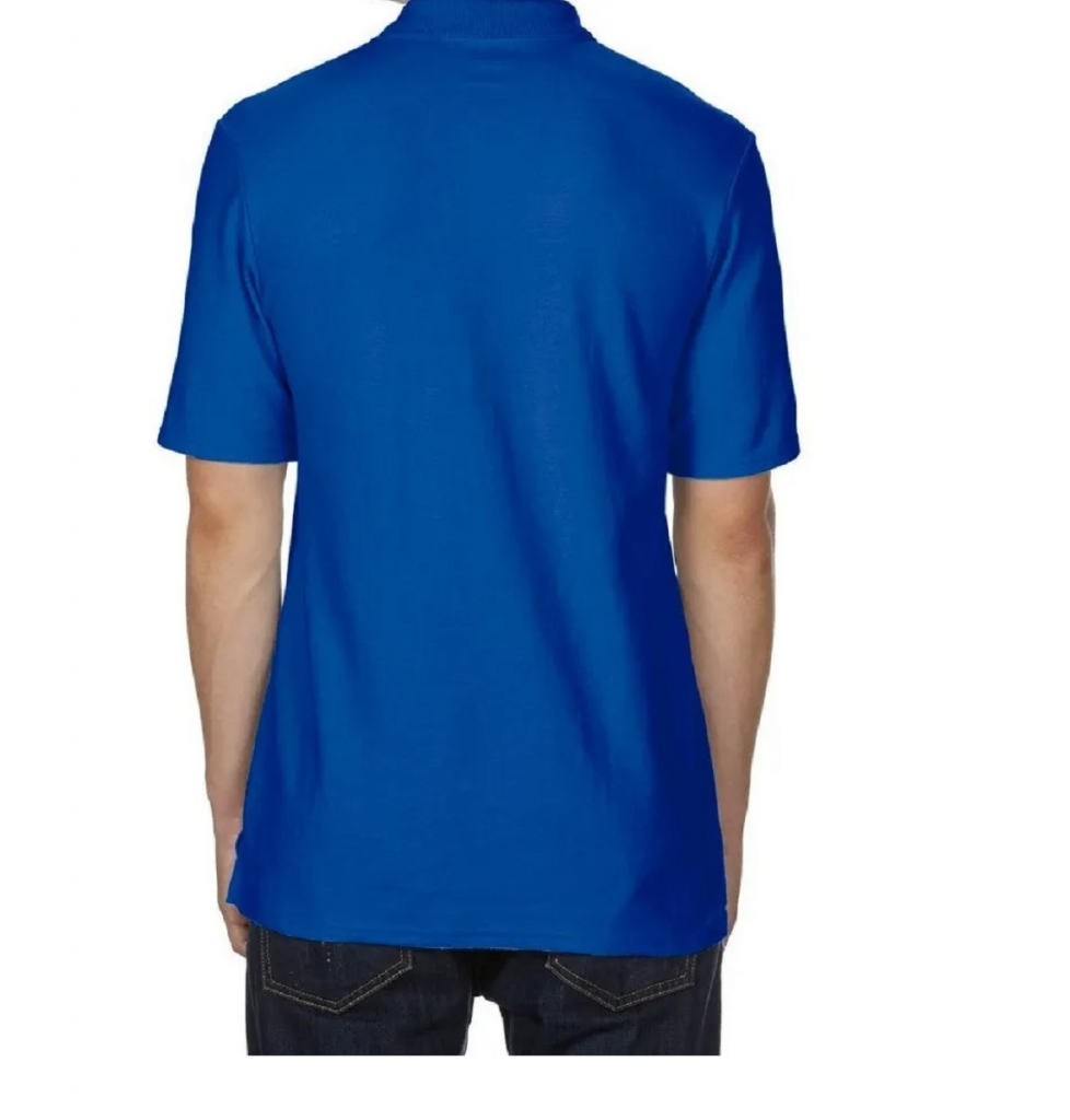 Camiseta Tipo Polo Azul Escolar Niños Vestuario