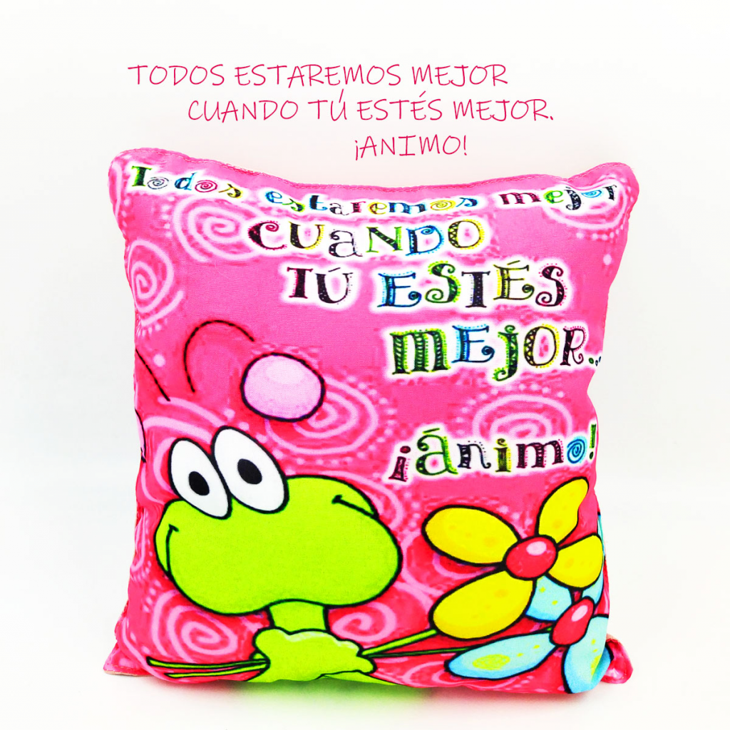 Cojín Almohada Mensaje Decorativo Hogar