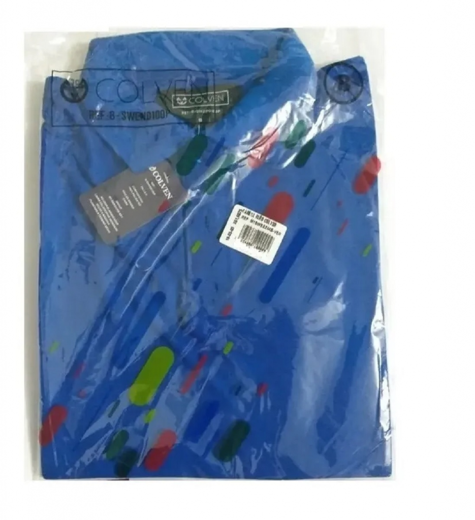 Camiseta Tipo Polo Azul Escolar Niños Vestuario