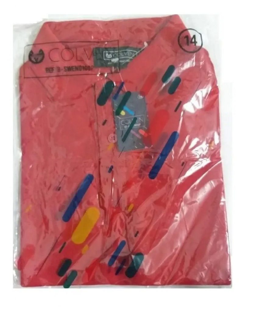 Camiseta Tipo Polo Roja Camisas Escolar Deporte Niños Uniforme