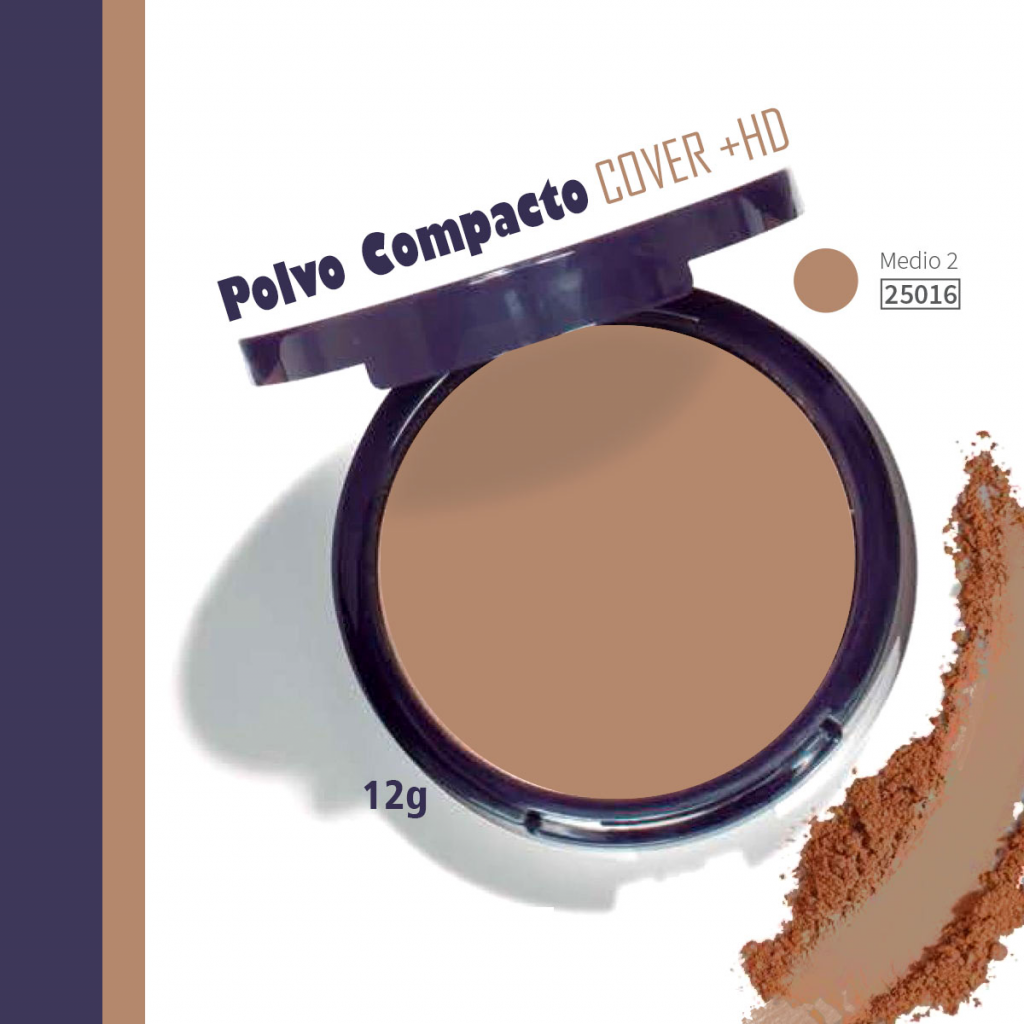 Polvo HND Compacto Rostro Belleza Femenino Medio 2