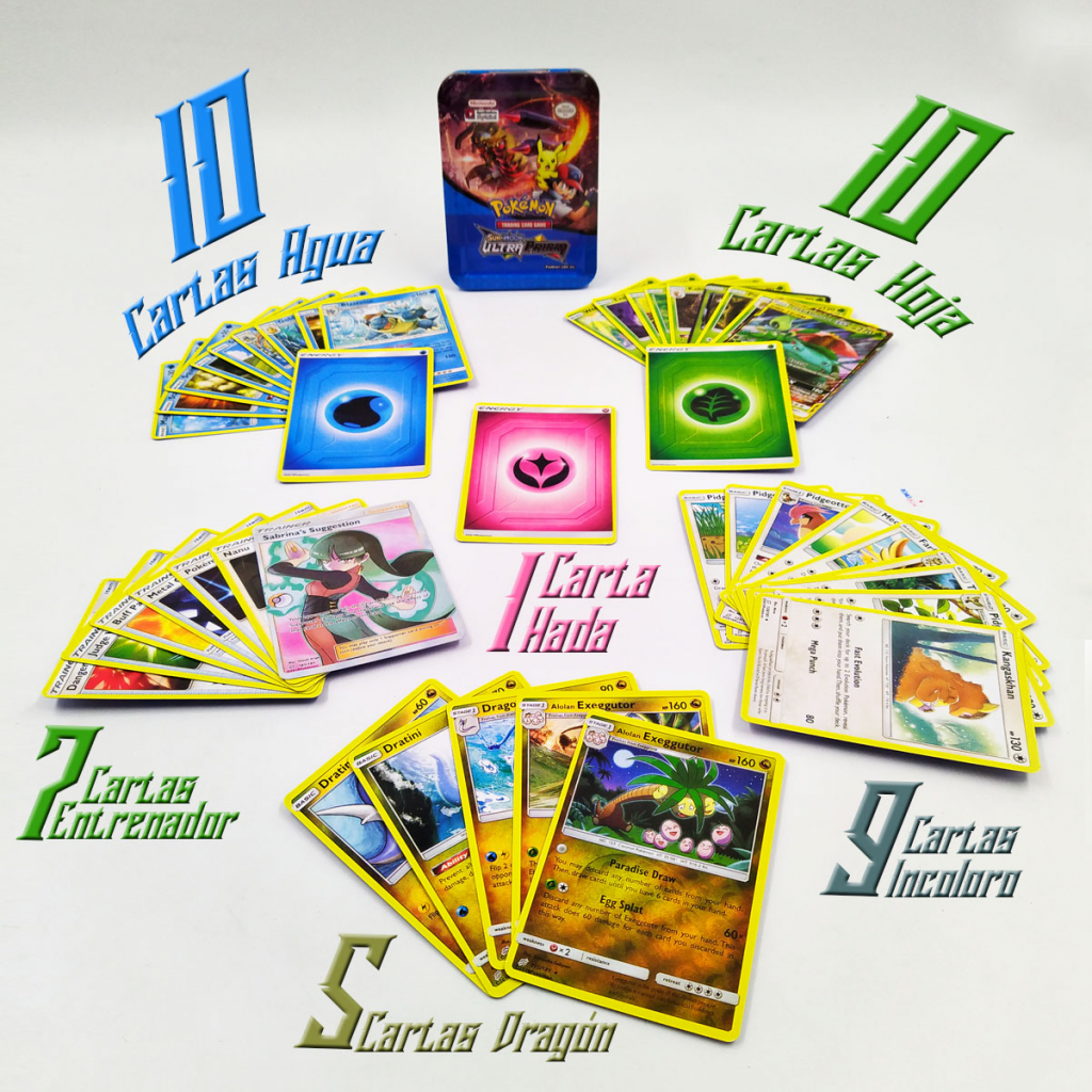 Pokemon Sun Y Moon Team Mup Cartas Juegos Colección Juguetes