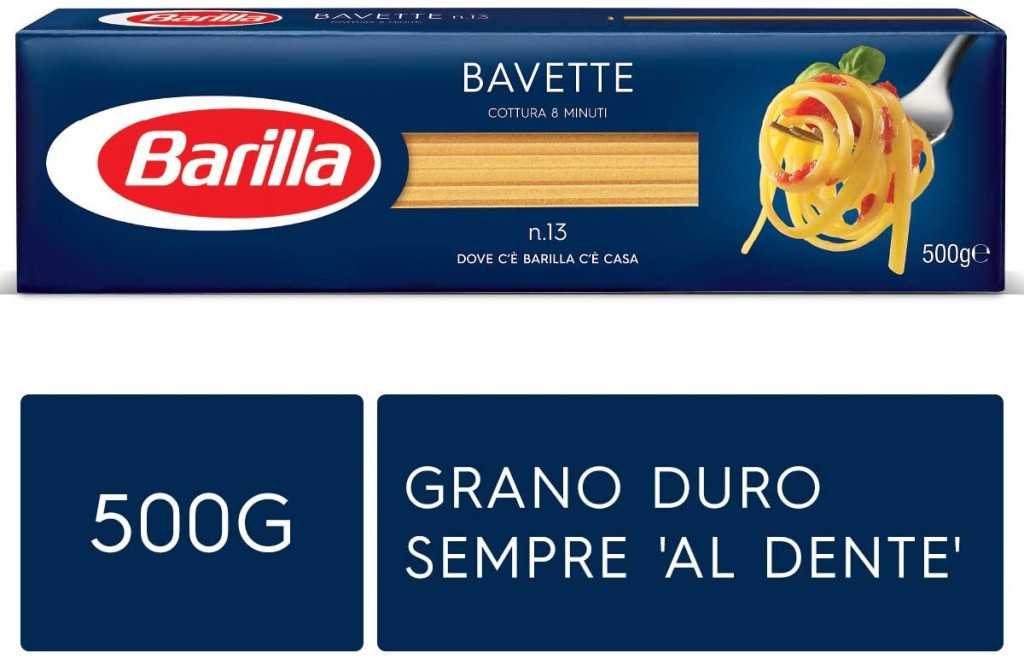 PASTAS BAVETTE INTL MIX BARILLA  x 500GR