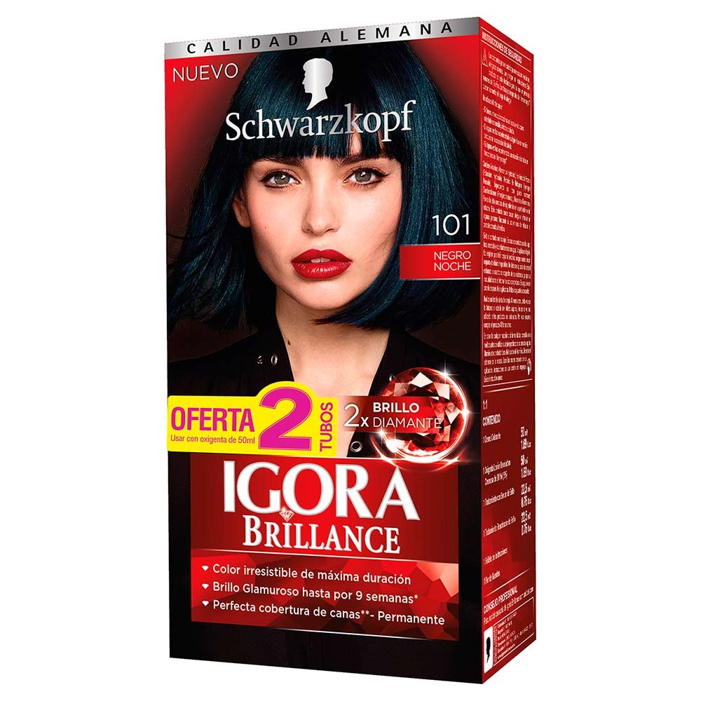 TINTE 1-01 IGORA BRILLANCE  DT X 50ML