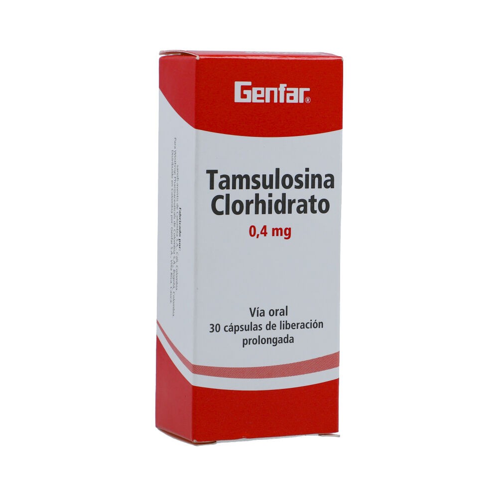 TAMSULOSINA 0.4 MG X 30 CAP (REGULADO)