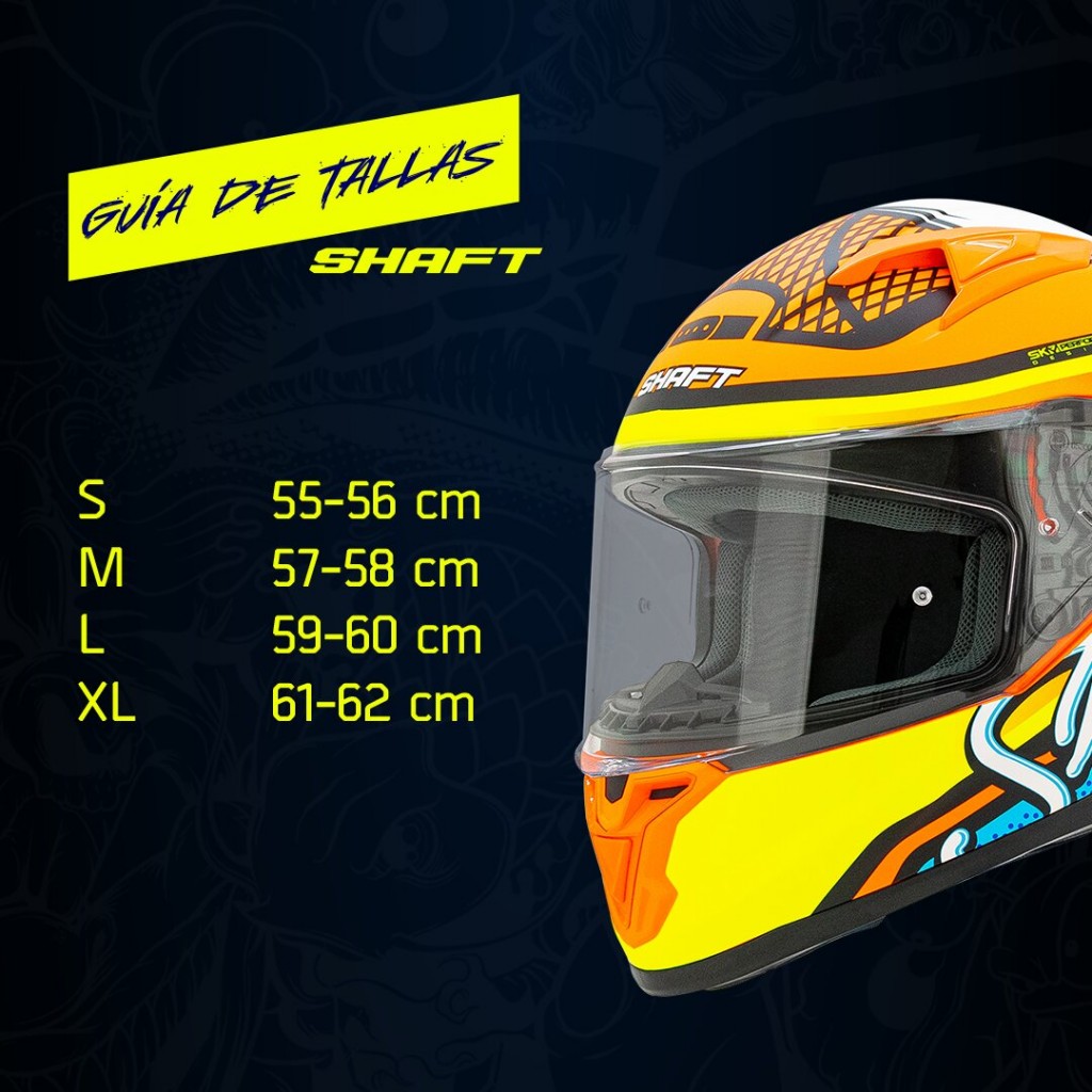 Casco Abierto Shaft 211 Solid Negro Brillo Talla L