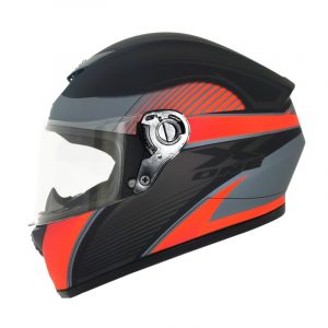 Casco Integral X-one 500 GT Zeto Negro Mate Rojo Talla L