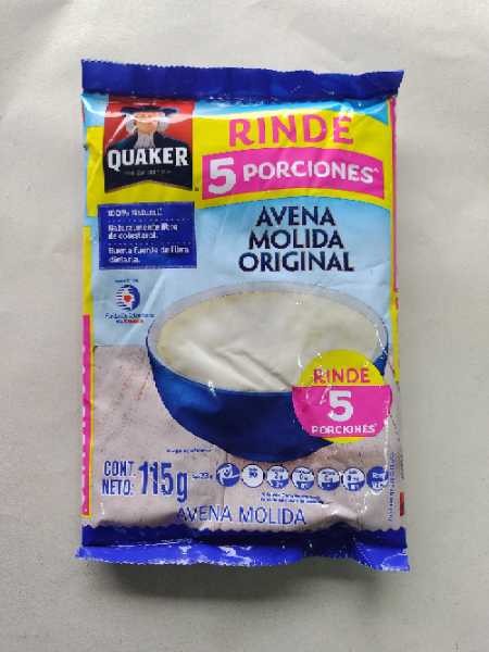 AVENA QUAKER MOLIDA 115gr.