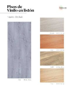 Pisos de vinilo en liston