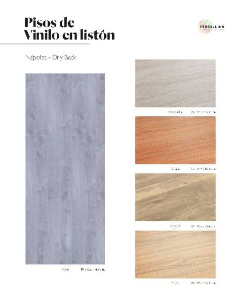 Pisos de vinilo en liston