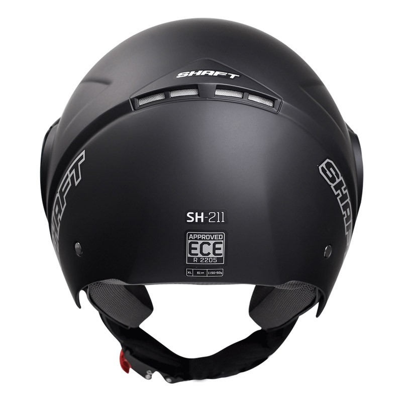 Casco Abierto Shaft 211 Solid Negro Mate Talla L