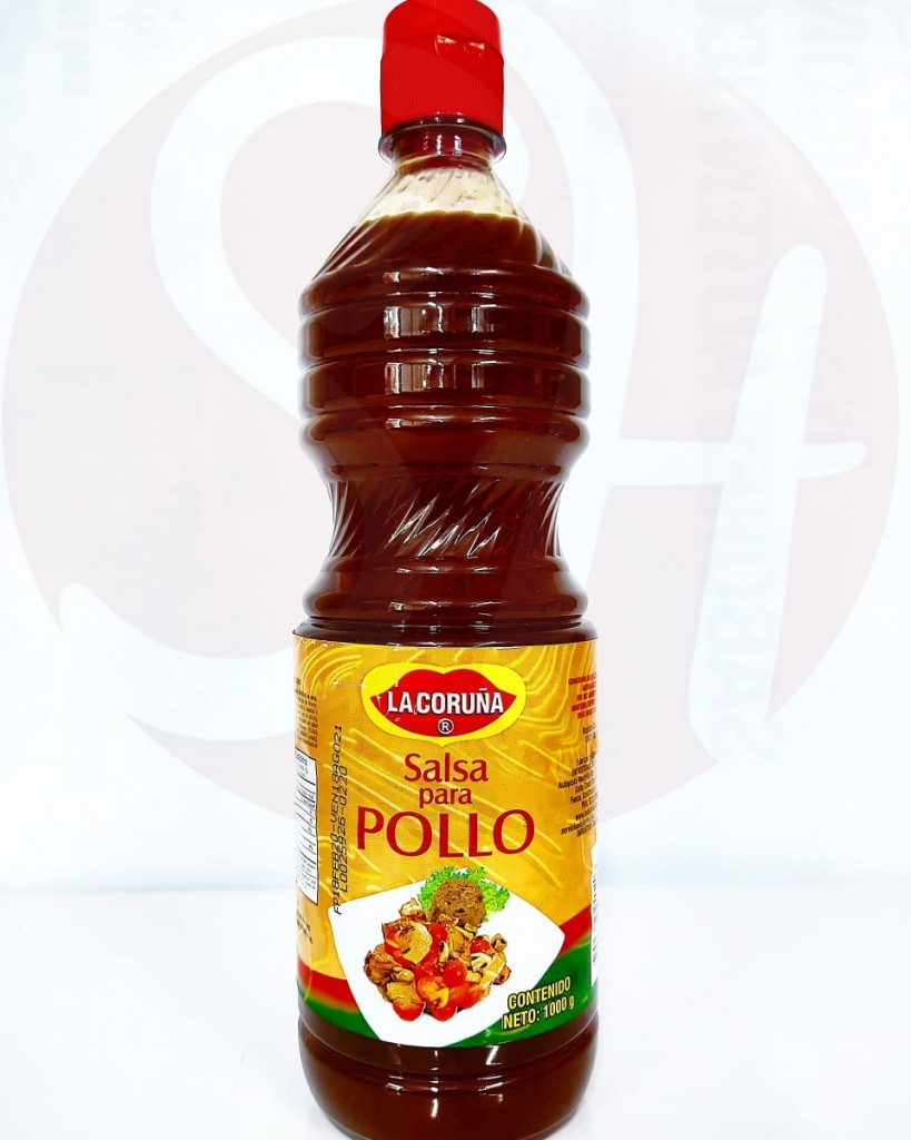 Salsa para pollo marca coruña x 1 litro