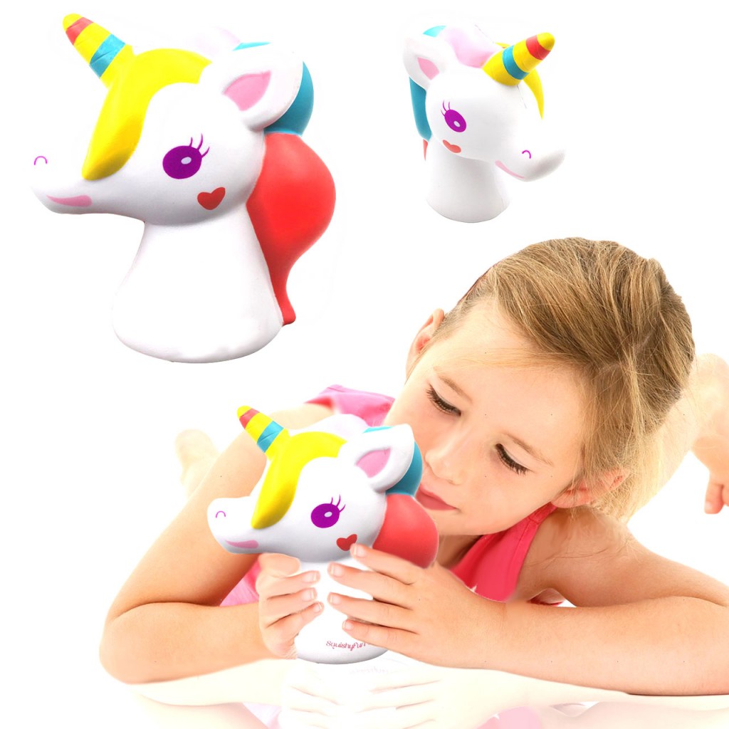 Squishy Unicornio Antiestrés Decoración Juguetería