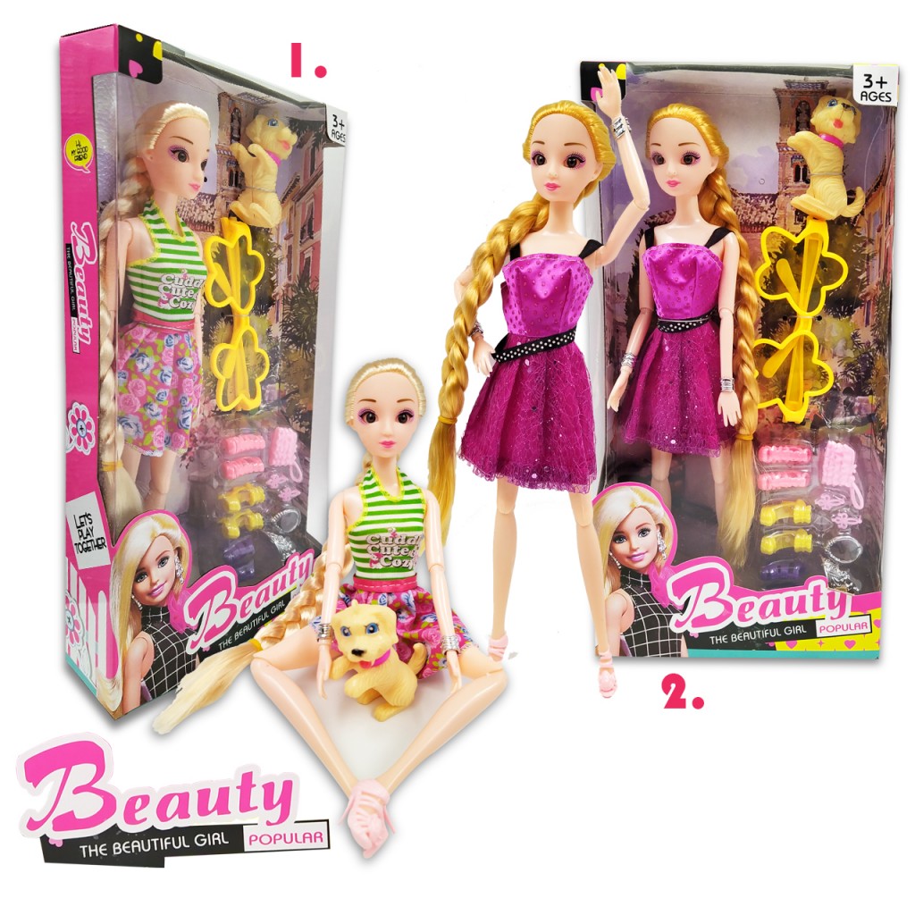 Muñeca Hermosa Articulada Juguete Niñas Accesorios