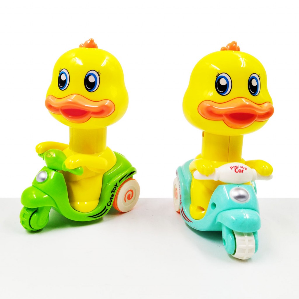 Pato Moto Juguete Motocicleta Fricción Juguetería Didáctico