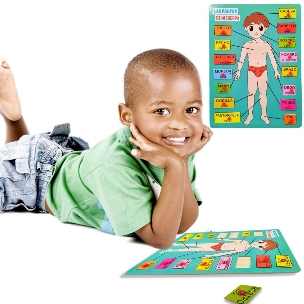 ROMPECABEZAS PARTES DEL CUERPO NIÑOS APRENDIZAJE JUGUETERÍA DIDÁCTICO