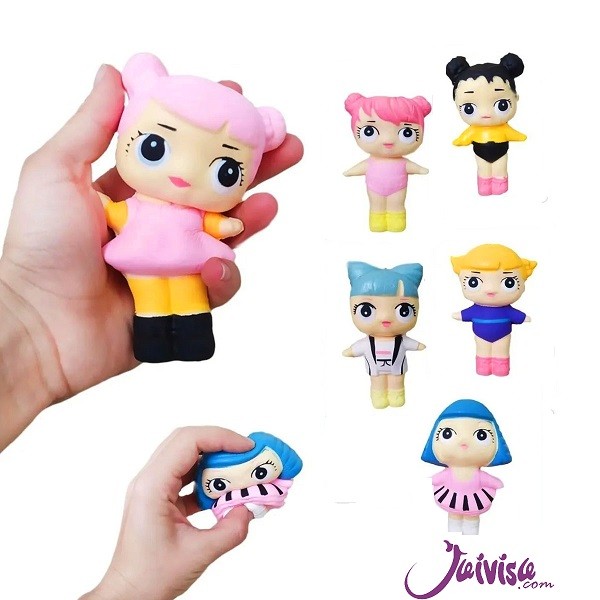 SQUISHY MUÑECA LOL ANTIESTRÉS PELUCHE JUGUETERIA DECORACIÓN