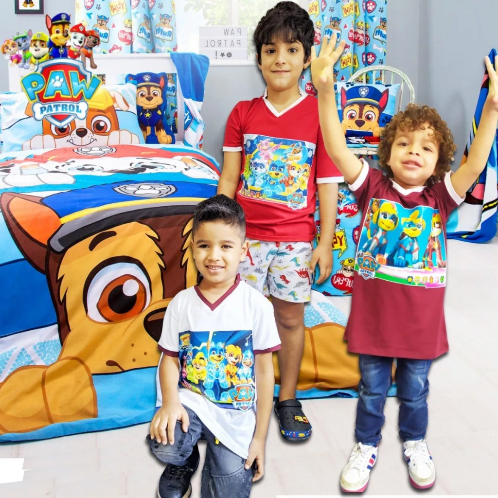 Camisetas Paw Patrol Niños Estampado HD Vestuario Patrulla Canina