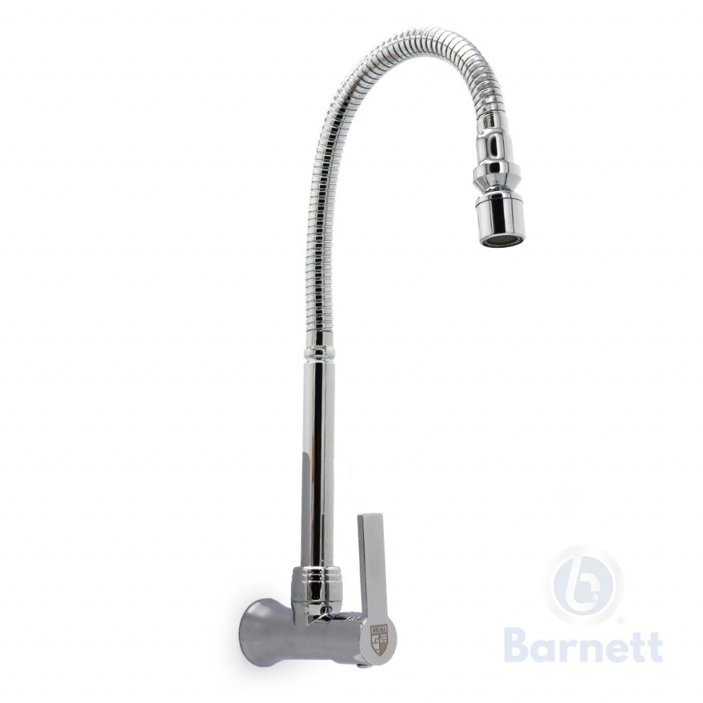 LLAVE LAVAPLATOS DE PARED CUELLO FLEXIBLE