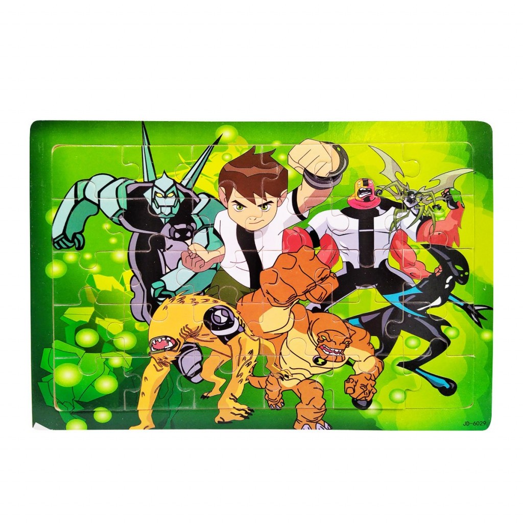 ROMPECABEZAS MADERA PERSONAJES CÓMIC DIDÁCTICOS JUGUETERÍA NIÑOS