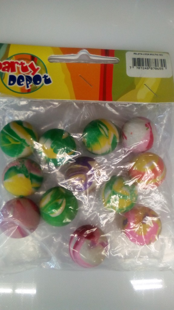 PELOTA LOCA MULTIC 12U PARTY DEPOT
