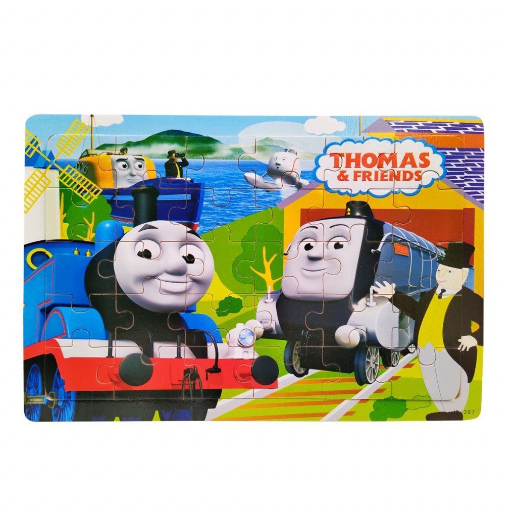 ROMPECABEZAS MADERA PERSONAJES TREN THOMAS JUGUETERÍA NIÑOS