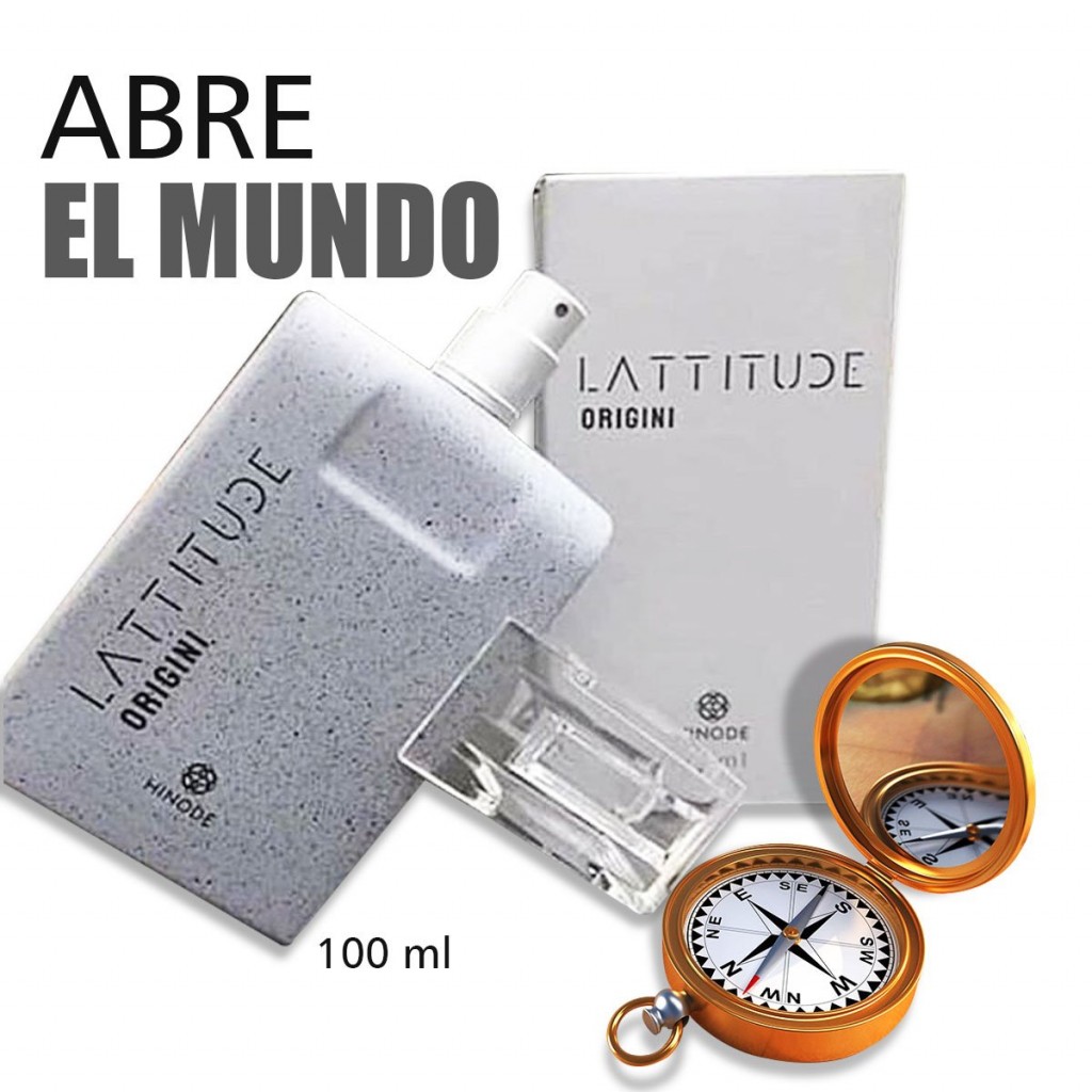 COLONIA LATTITUDE ORIGINI PERFUME HOMBRE FRAGANCIA MASCULINA HINODE