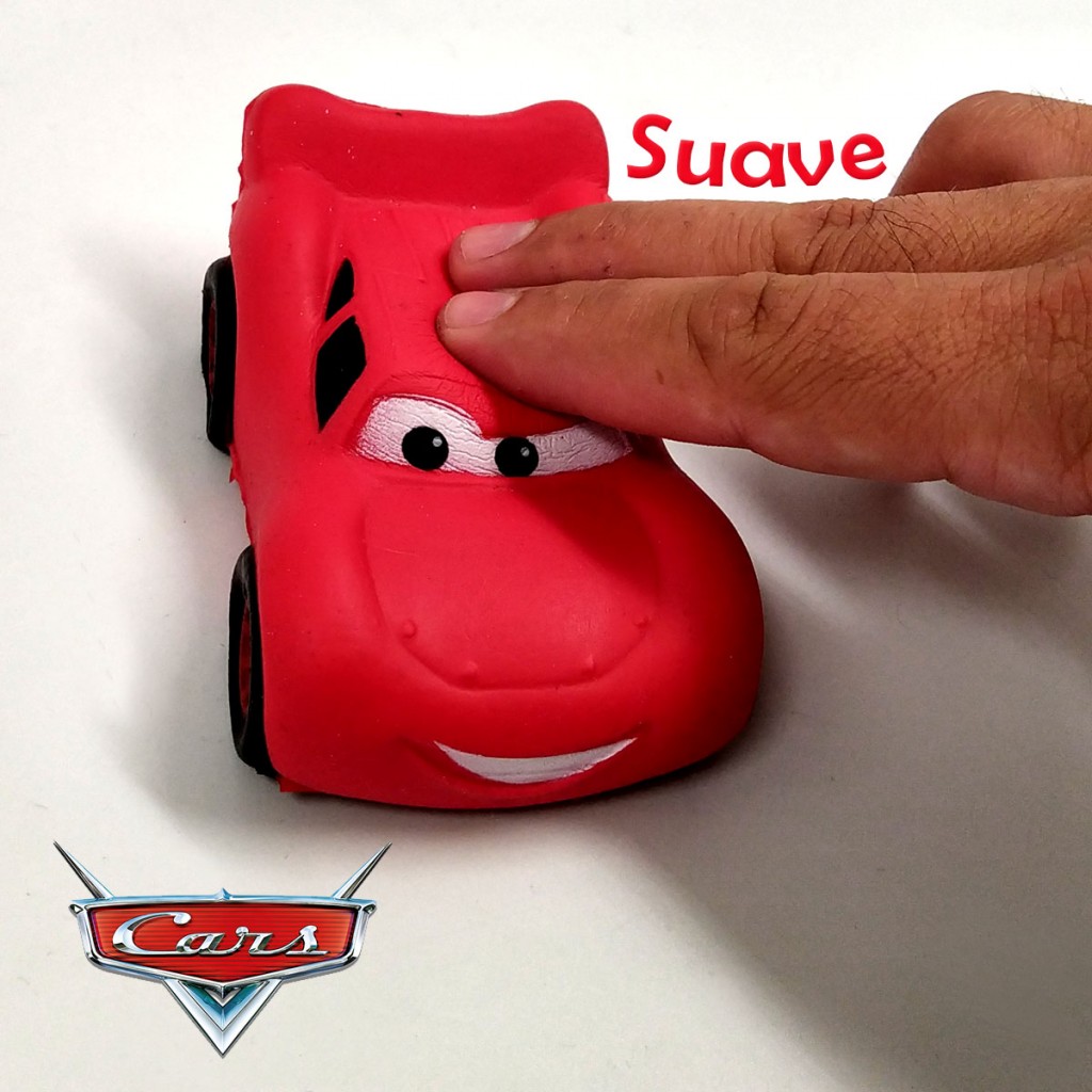 SQUISHY CARRO CARS PELUCHE ANTIESTRÉS JUGUETERÍA