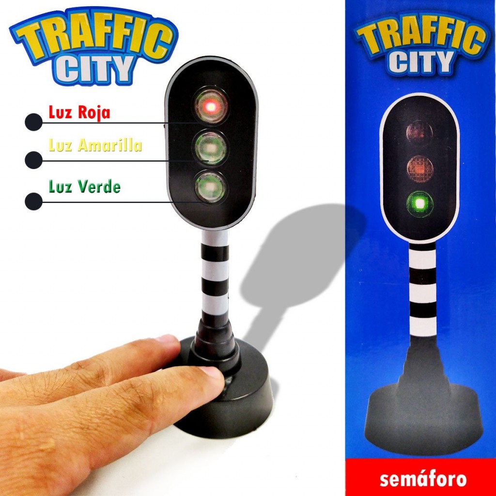 SET VEHÍCULOS SEÑALES TRANSITO JUGUETE CARROS JUGUETERÍA LUZ