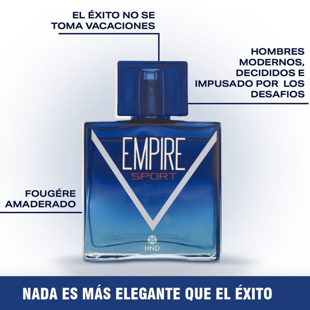 COLONIA EMPIRE SPORT HND PERFUME HOMBRE MASCULINO HINODE