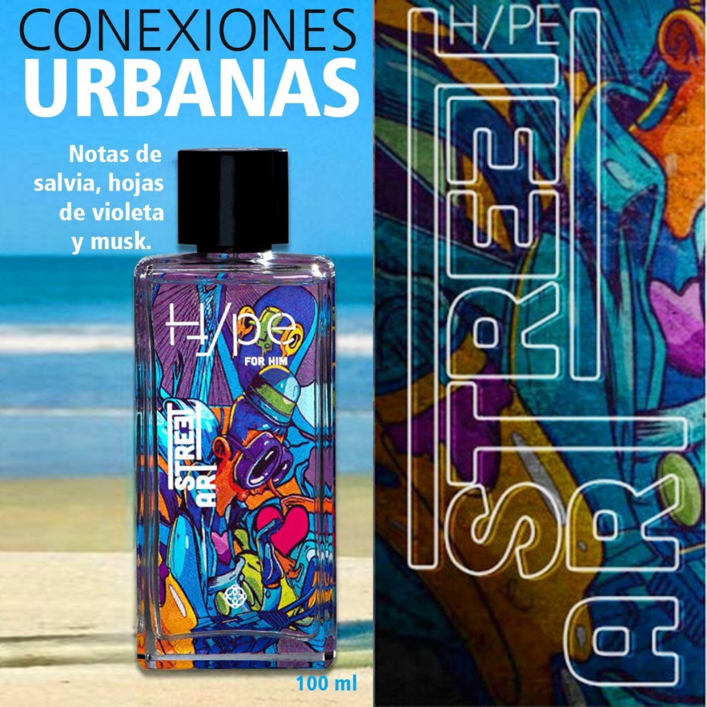 COLONIA H/PE STREET ART FOR HIM HND HOMBRE AGUA DE TOCADOR