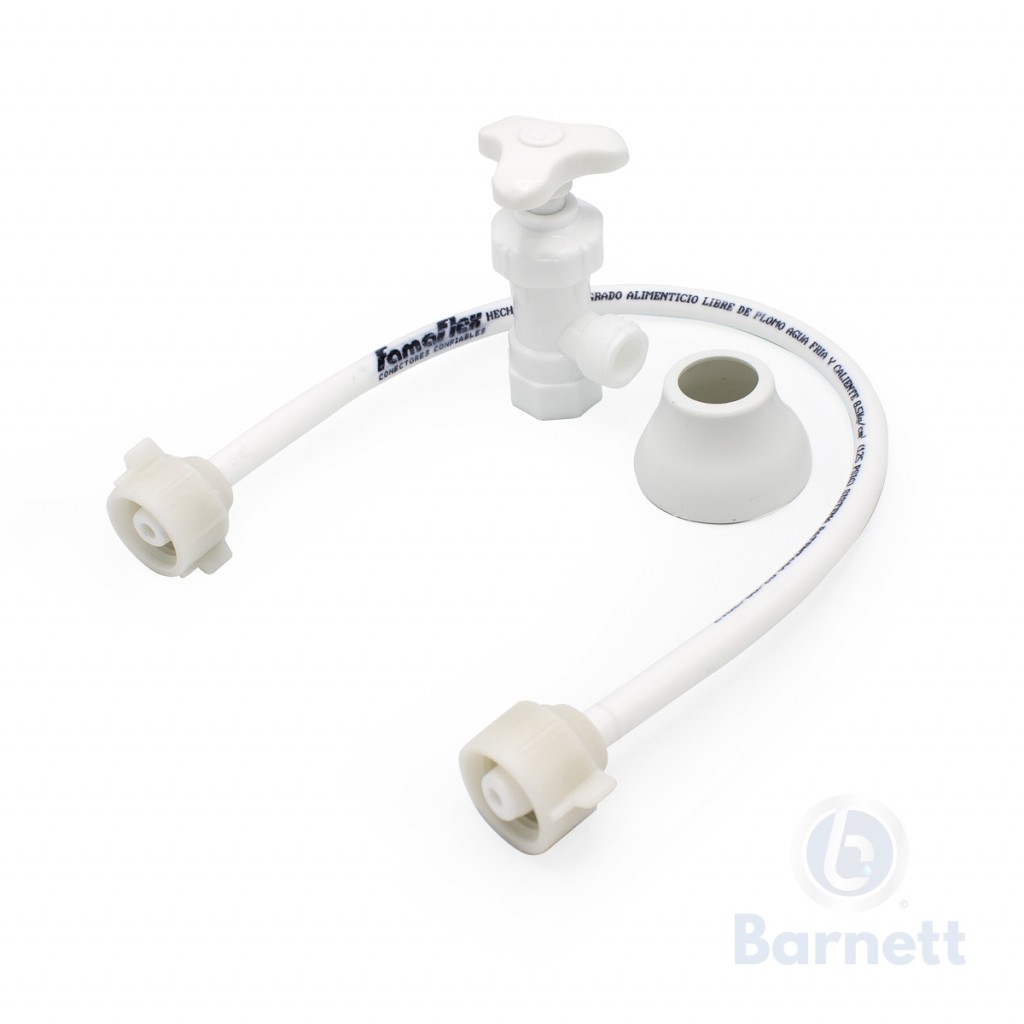 KIT ABASTO PLASTICO BARNETT PARA LAVAMANOS