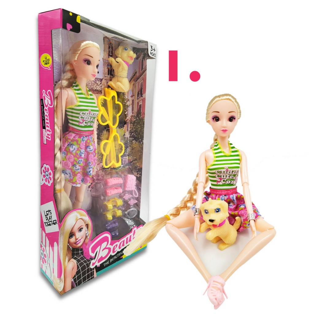 Muñeca Hermosa Articulada Juguete Niñas Accesorios