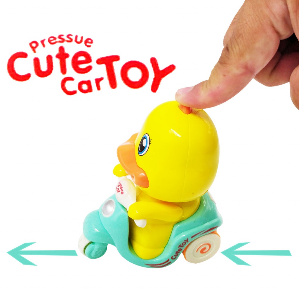 Pato Moto Juguete Motocicleta Fricción Juguetería Didáctico