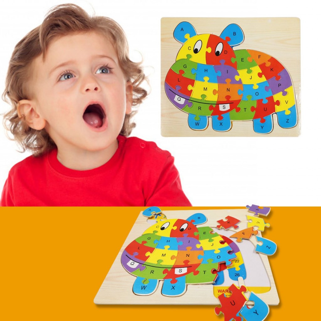 ROMPECABEZAS MADERA ANIMALES GALLO DIDÁCTICOS JUGUETERÍA NIÑOS