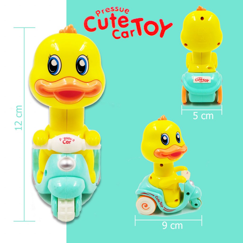 Pato Moto Juguete Motocicleta Fricción Juguetería Didáctico