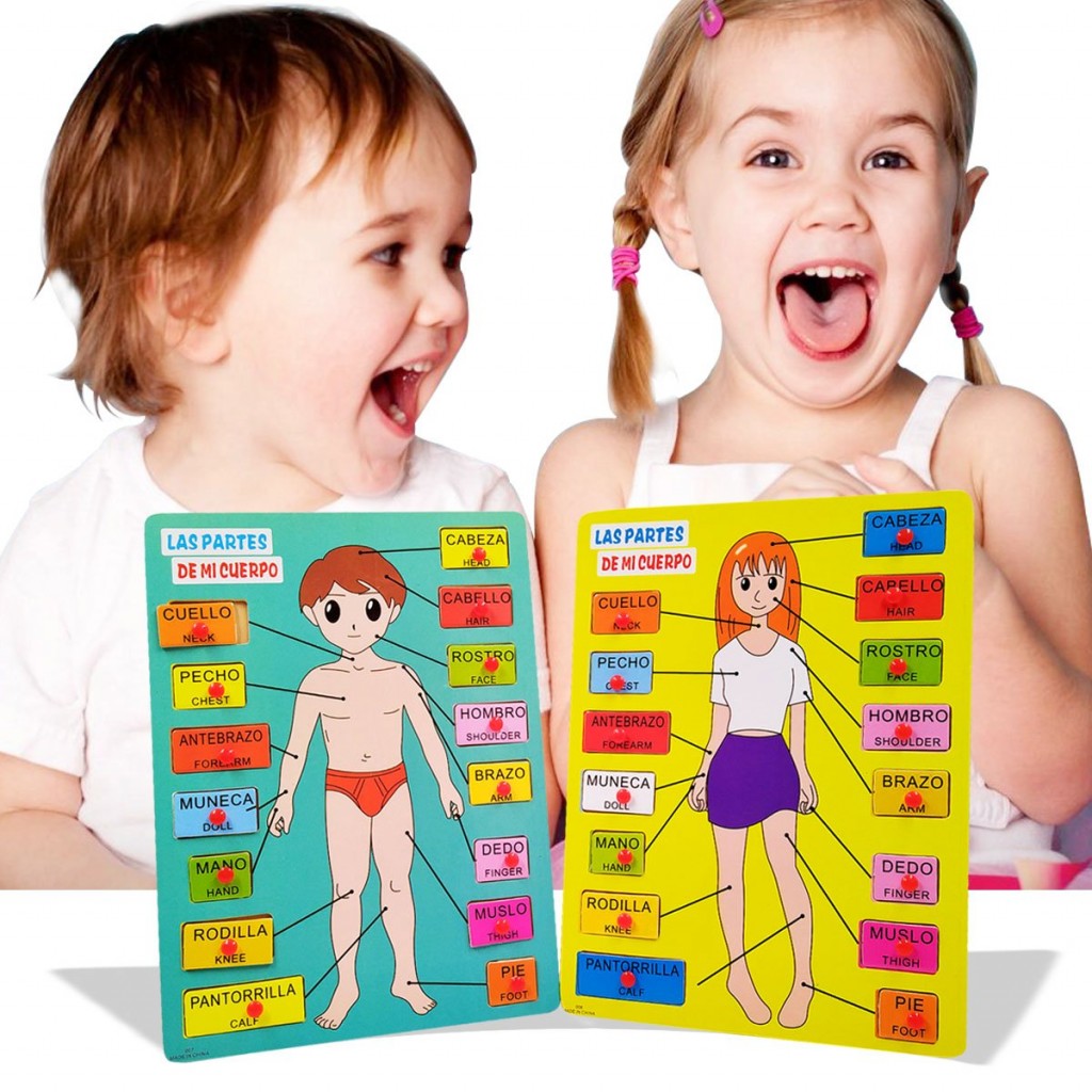 ROMPECABEZAS CURPO HUMANO HOMBRE Y MUJER JUGUETERIA DIDACTICO