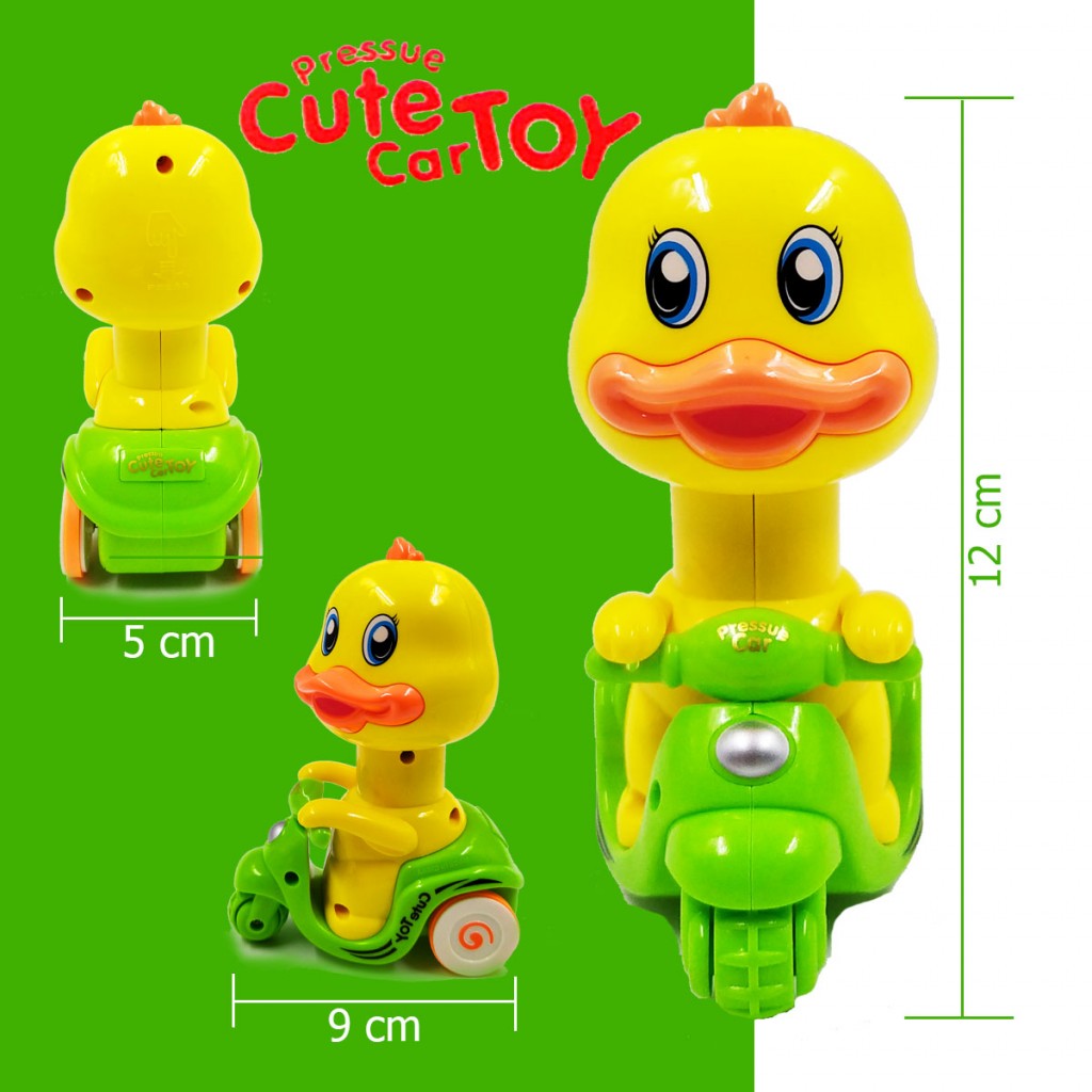 Pato Moto Juguete Motocicleta Fricción Juguetería Didáctico