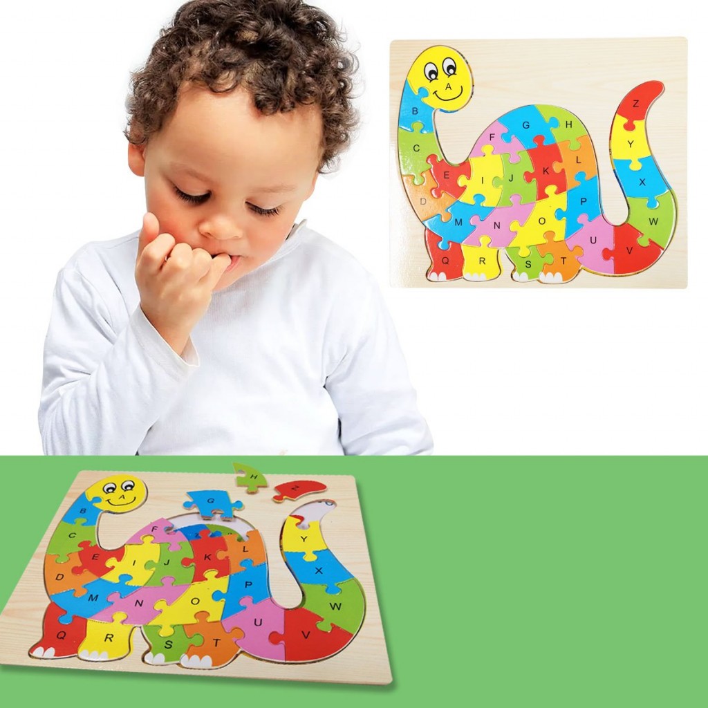 ROMPECABEZAS MADERA ANIMALES GALLO DIDÁCTICOS JUGUETERÍA NIÑOS