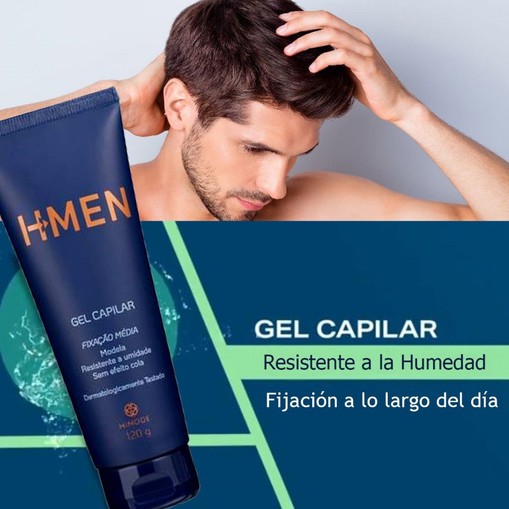 GEL CAPILAR HND CUIDADO CORPORAL MASCULINO FIJACIÓN GOMINA