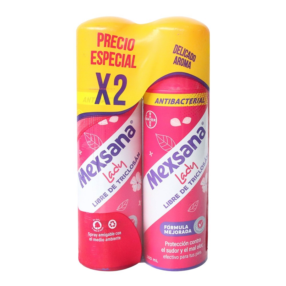 MEXSANA PIES LADY SPRAY DUO *260ML $ ESP