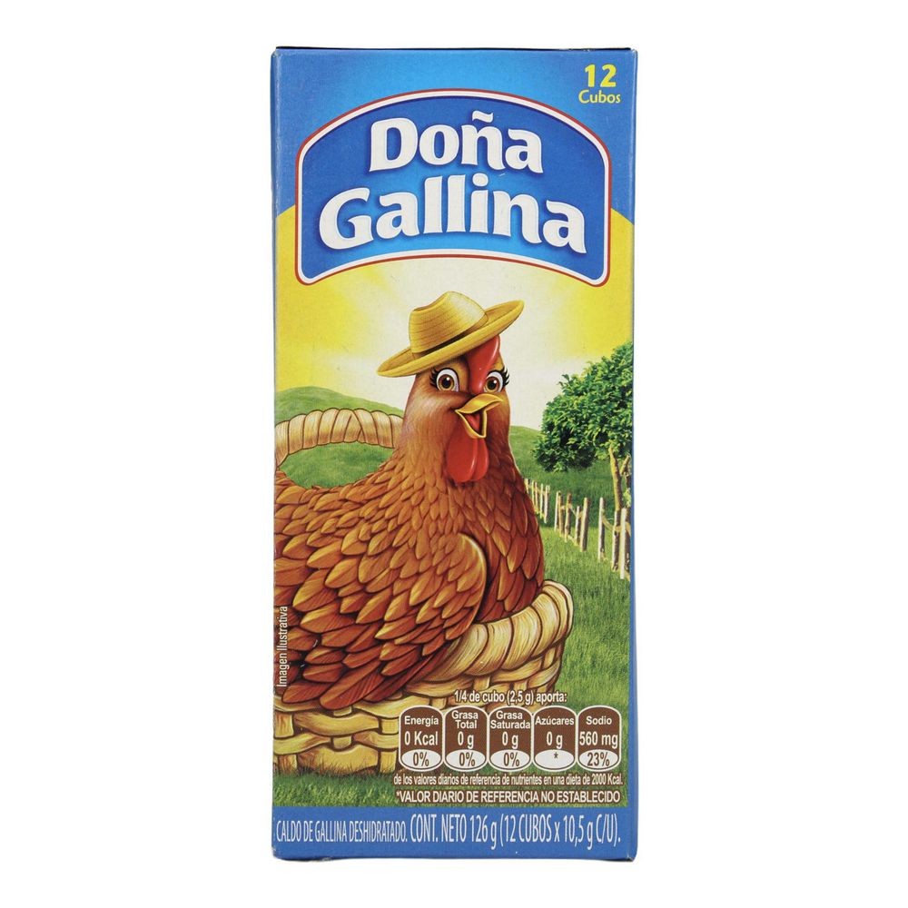 CALDO DOÑA GALLINA 12 UND x 126 GR