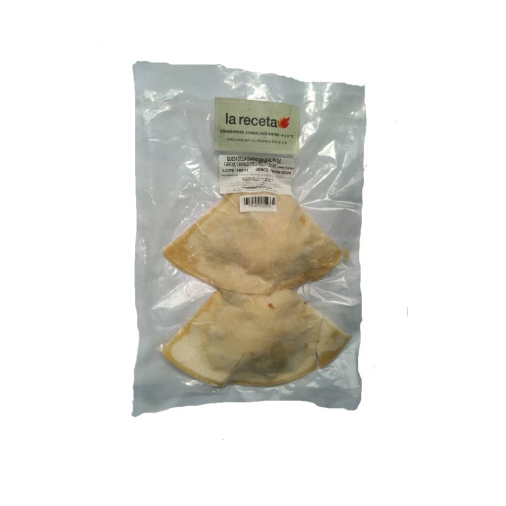 QUESADILLA CARNE Y CHILE PASO x 230 GR