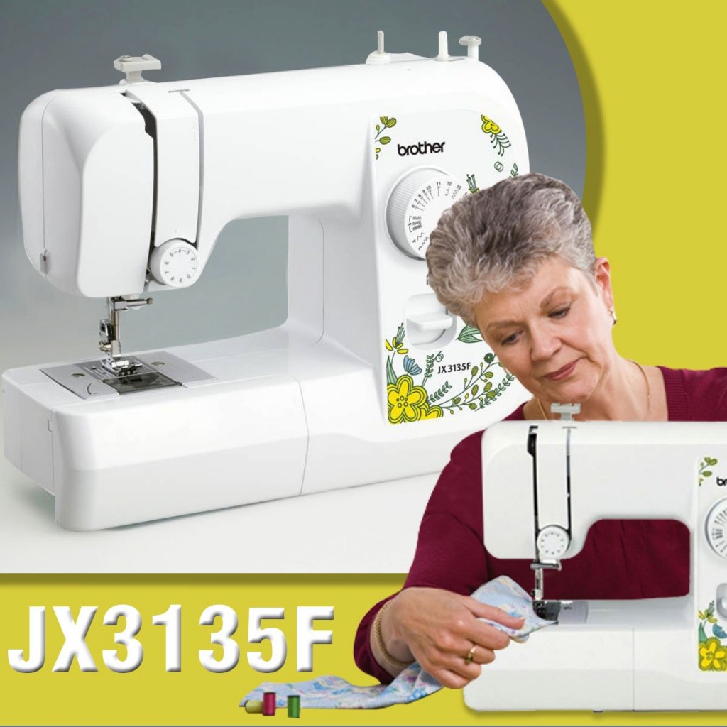 MAQUINA DE COSER FAMILIAR BROTHER JX3135F MODISTERÍA MODISTA CONFECCIÓN